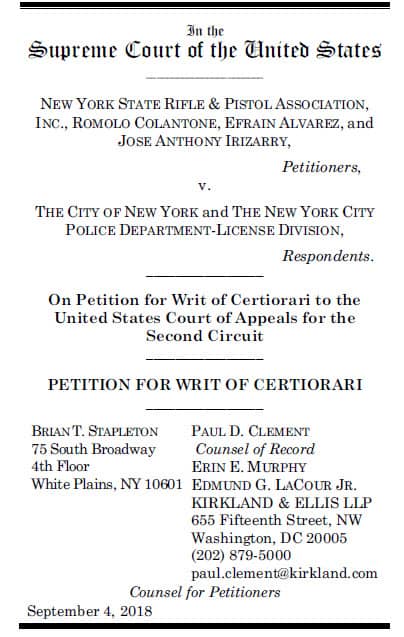 NYSRPA Court Petition