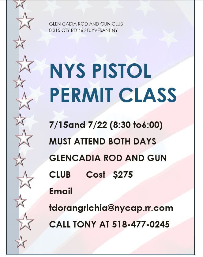 Pistol Permit Class